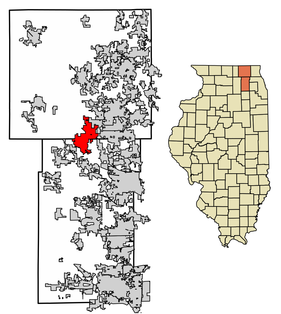 Locator map of Huntley
