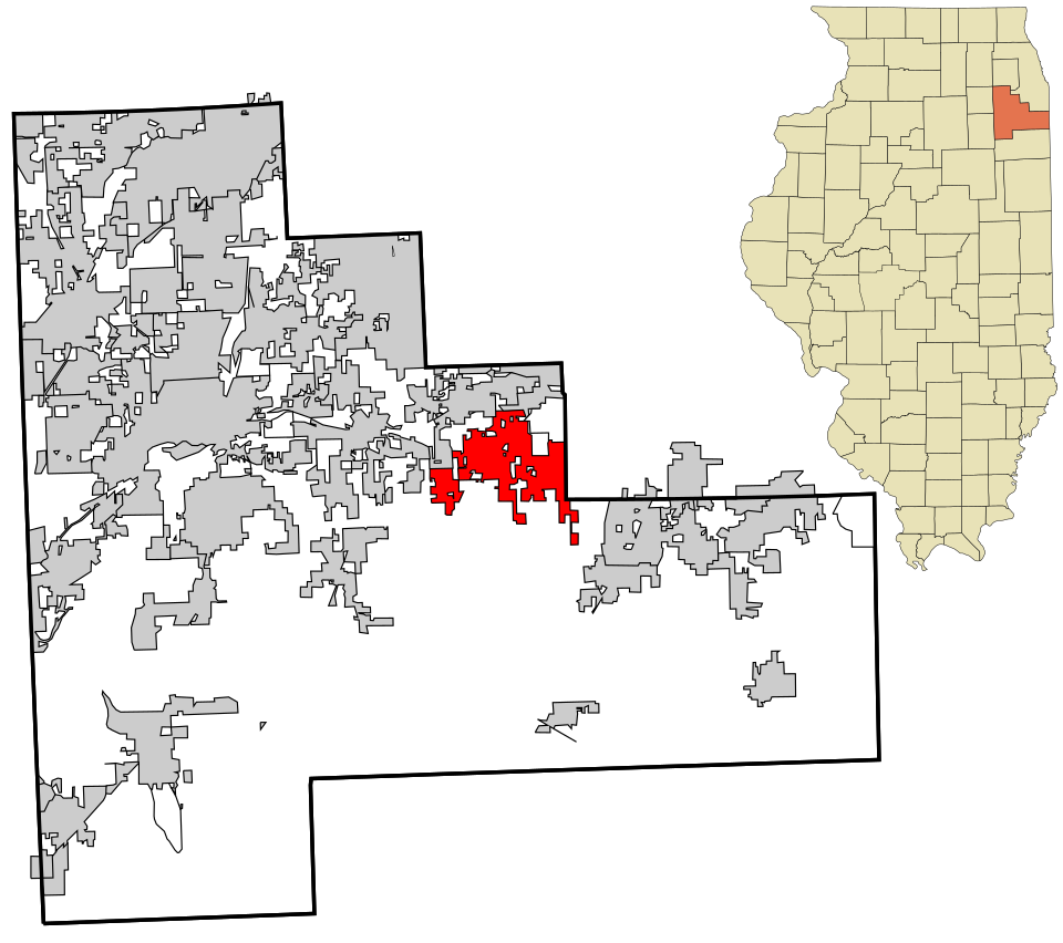 Map of Frankfort