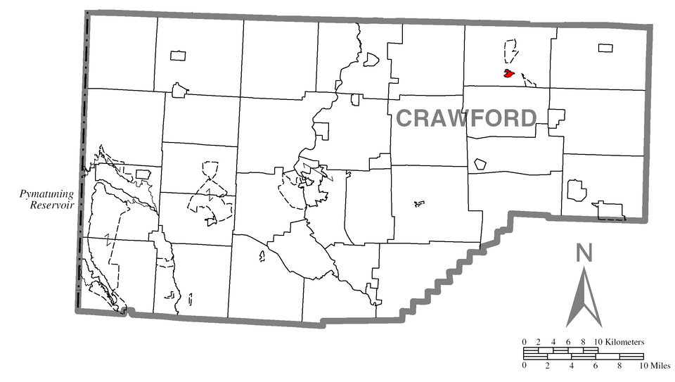 Locator map of Lincolnville