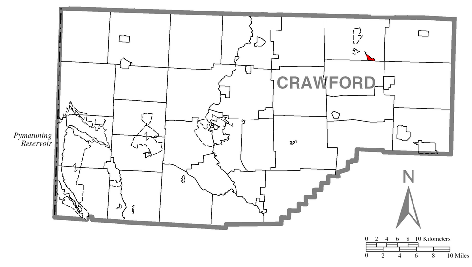 Locator map of Riceville