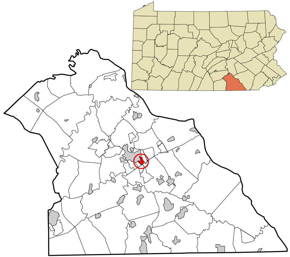 Locator map of Valley View