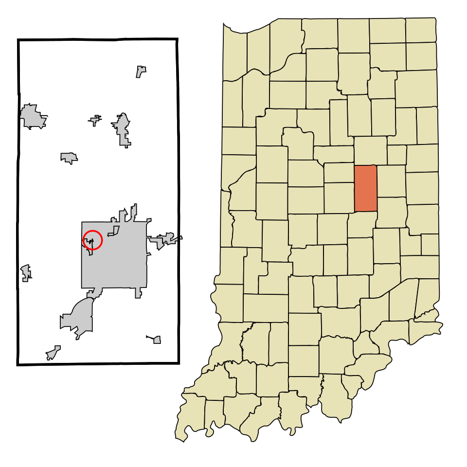 Locator map of River Forest