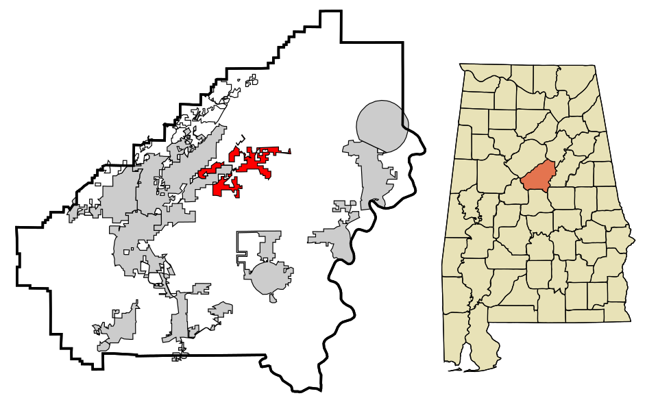 Locator map of Chelsea