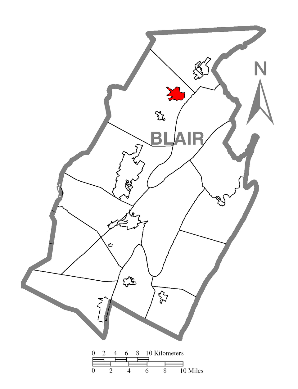 Locator map of Tipton