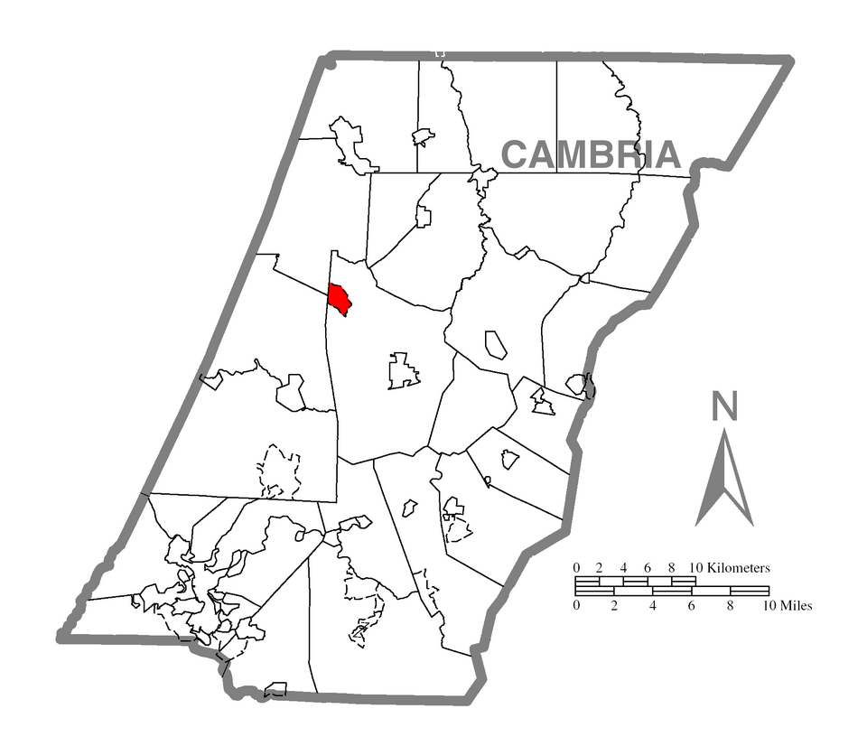 Locator map of Colver