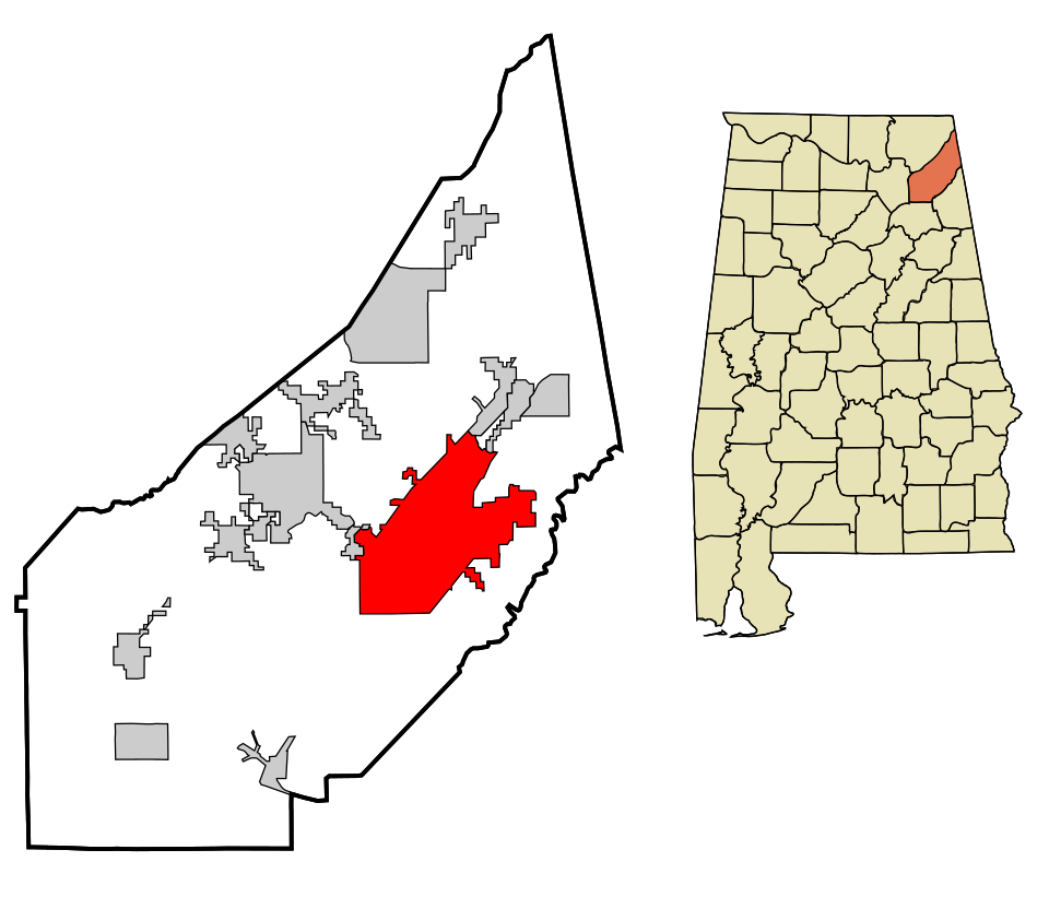Map of Fort Payne