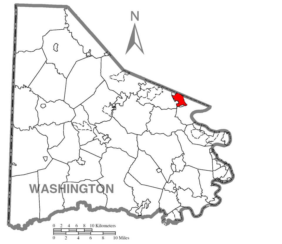 Locator map of Gastonville
