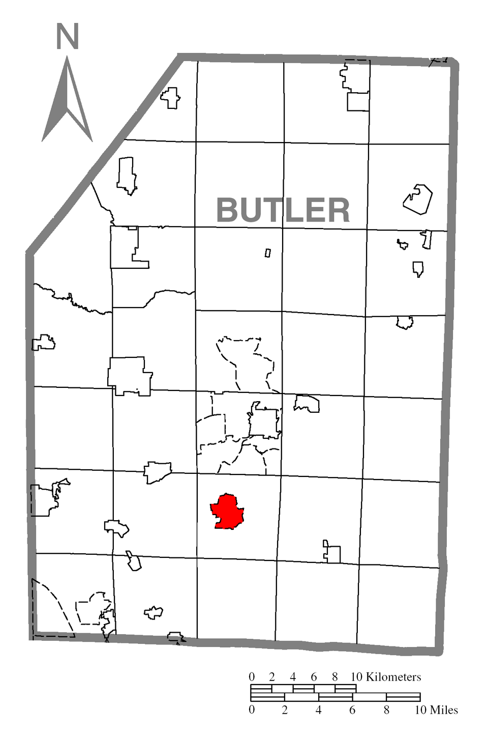 Locator map of Nixon