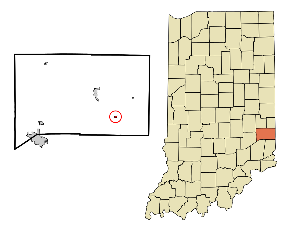 Locator map of Cedar Grove