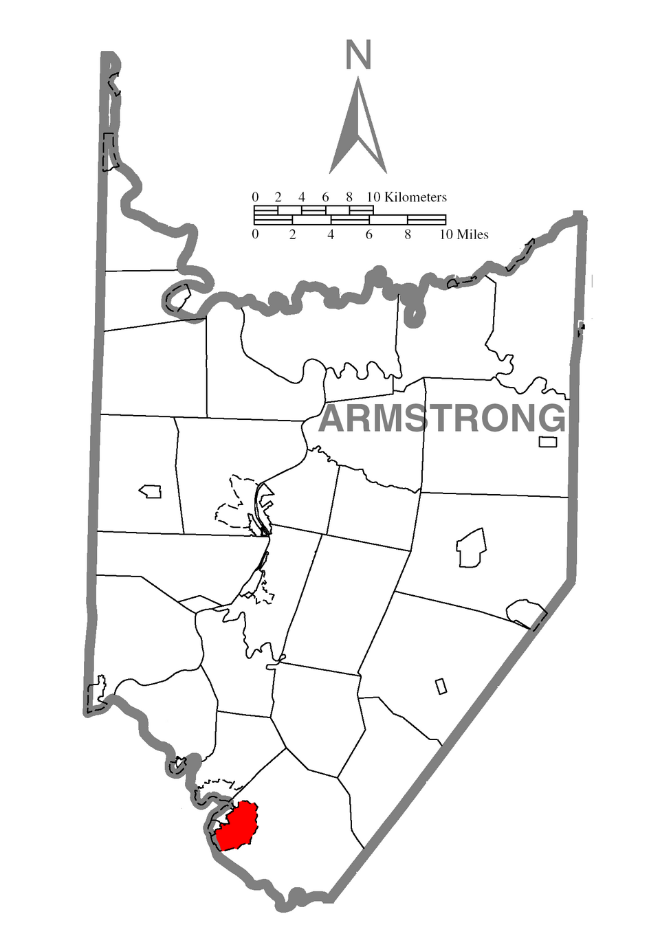 Locator map of Orchard Hills