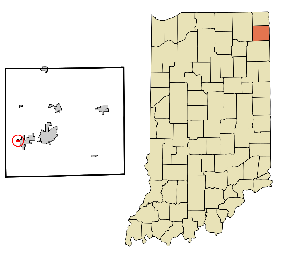 Locator map of Altona