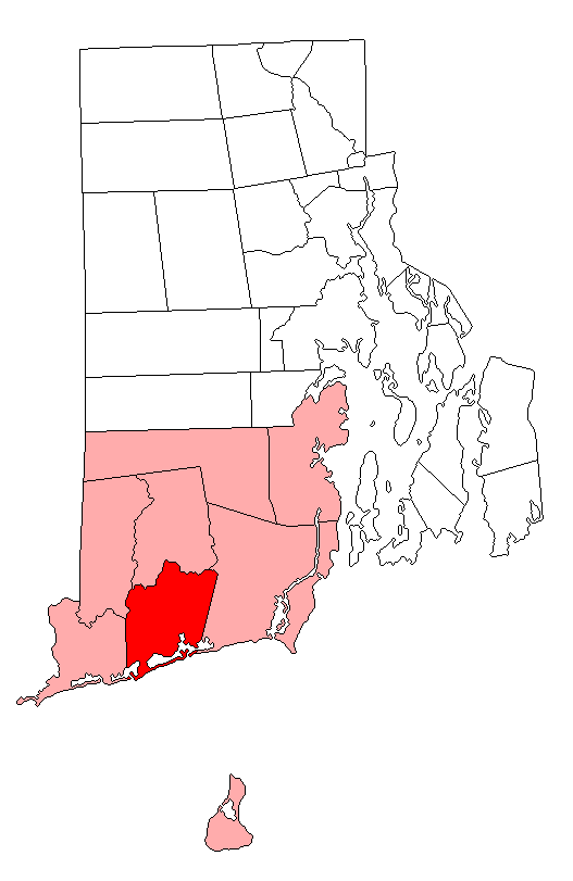 Locator map of Charlestown