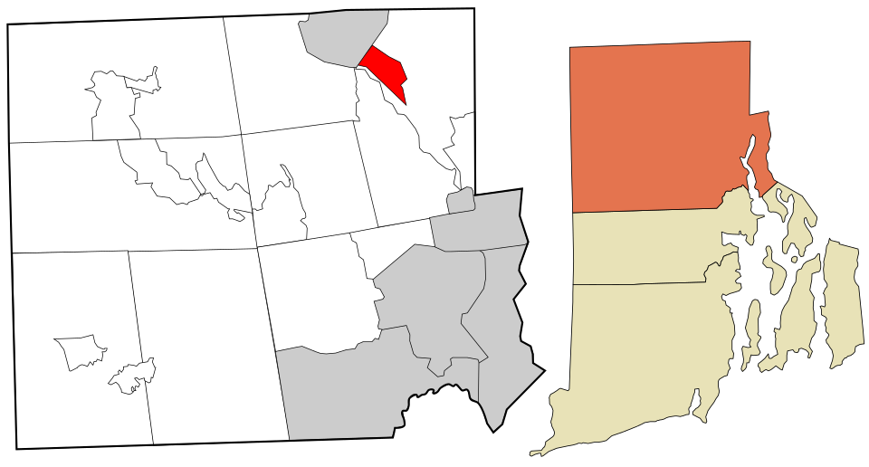Locator map of Cumberland Hill