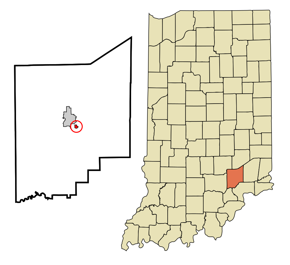 Locator map of Vernon