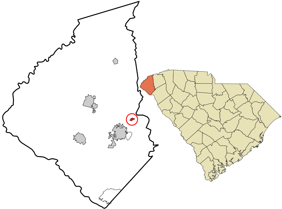 Locator map of Newry