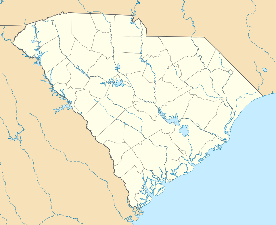 Locator map of Coosawhatchie