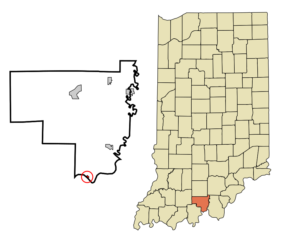 Locator map of Alton