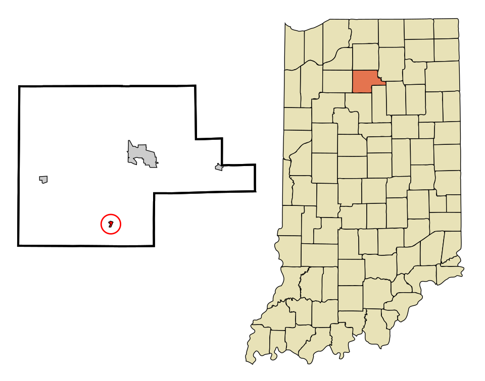 Locator map of Fulton
