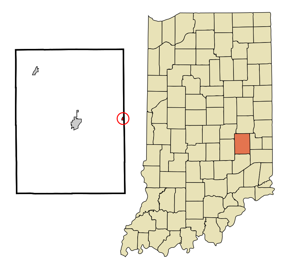 Locator map of Glenwood