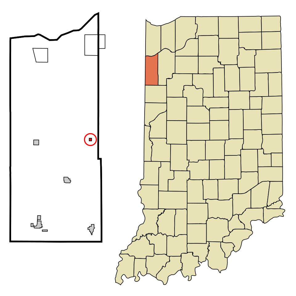 Locator map of Mount Ayr