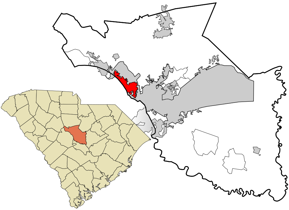 Locator map of St. Andrews
