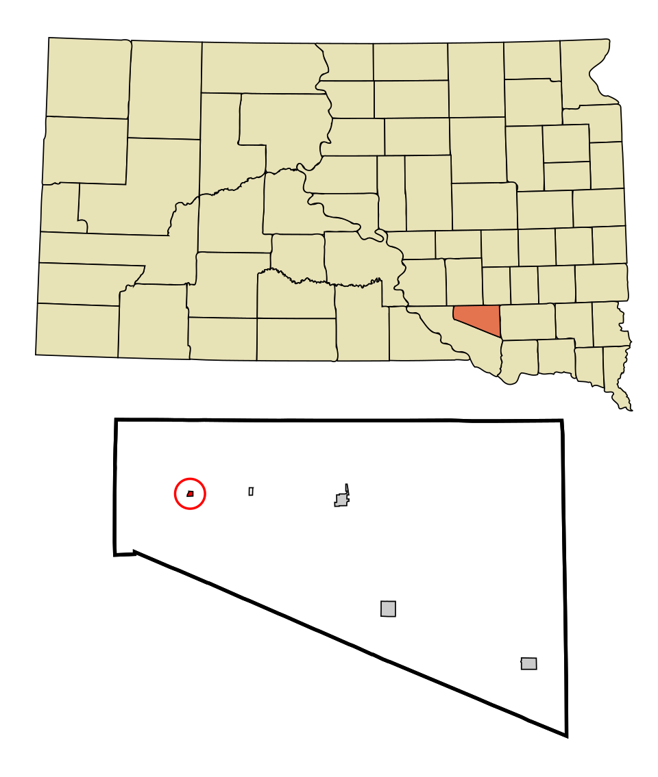 Locator map of New Holland