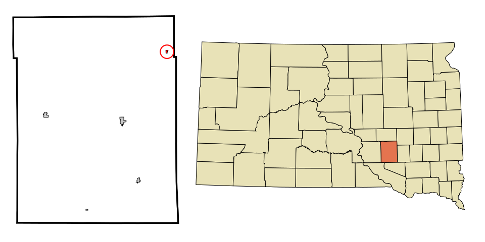 Locator map of Storla