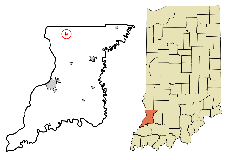 Locator map of Oaktown