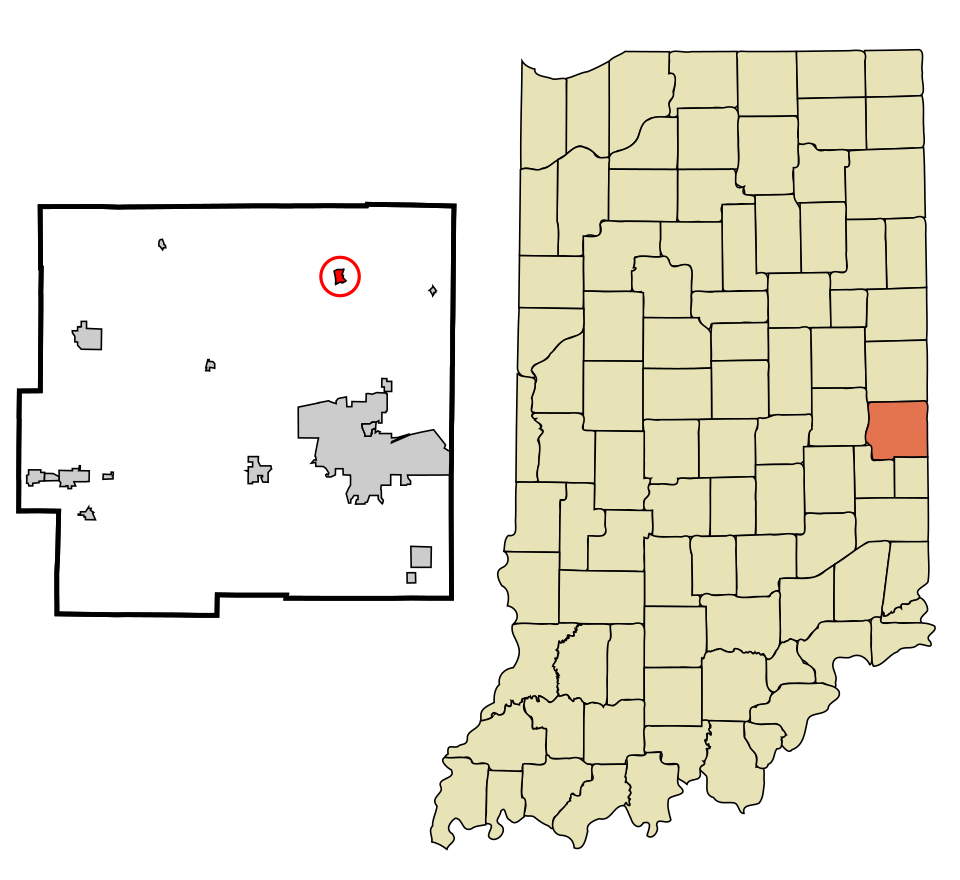 Locator map of Fountain