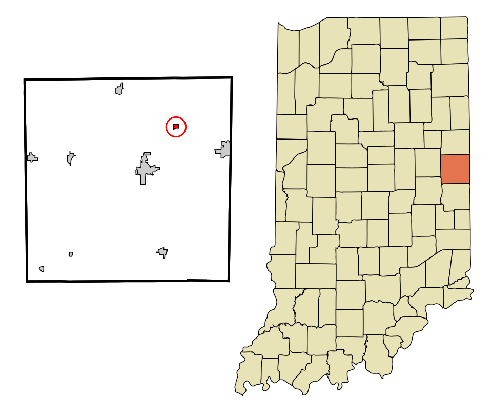 Locator map of Saratoga
