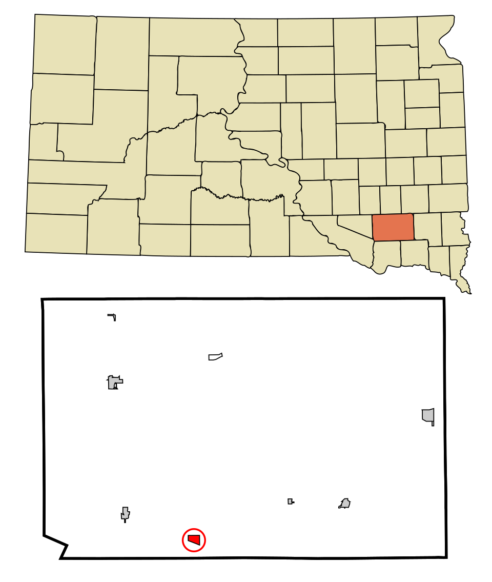 Locator map of Kaylor