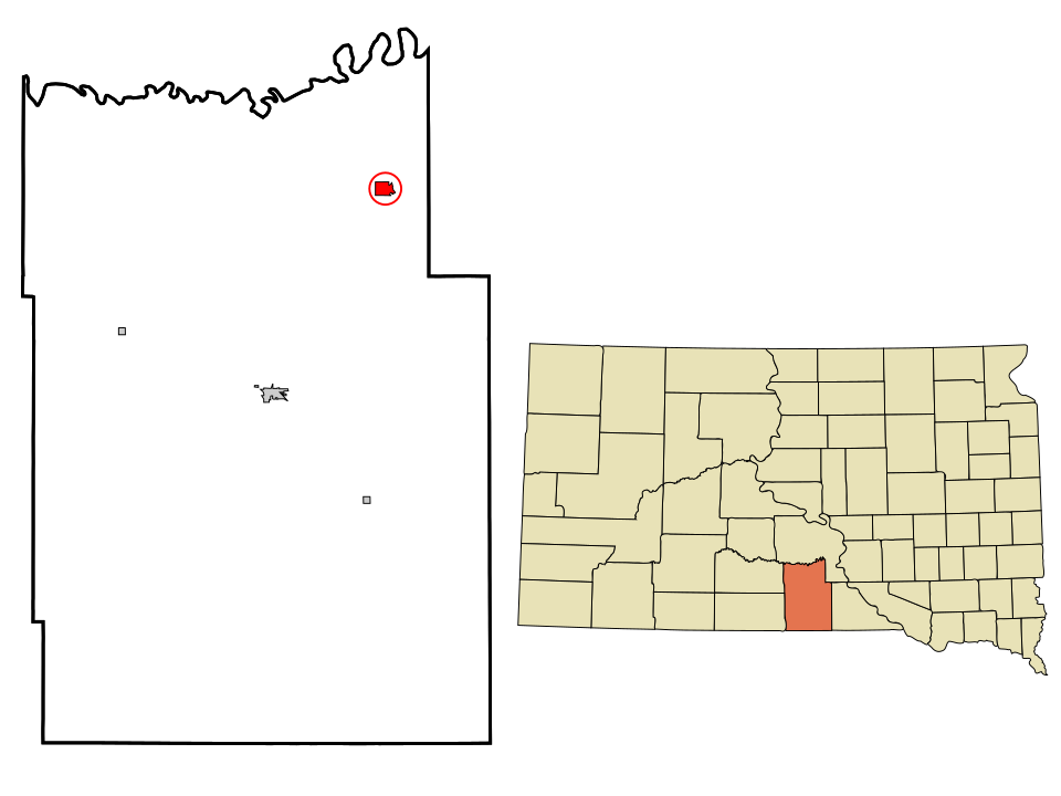 Locator map of Hamill