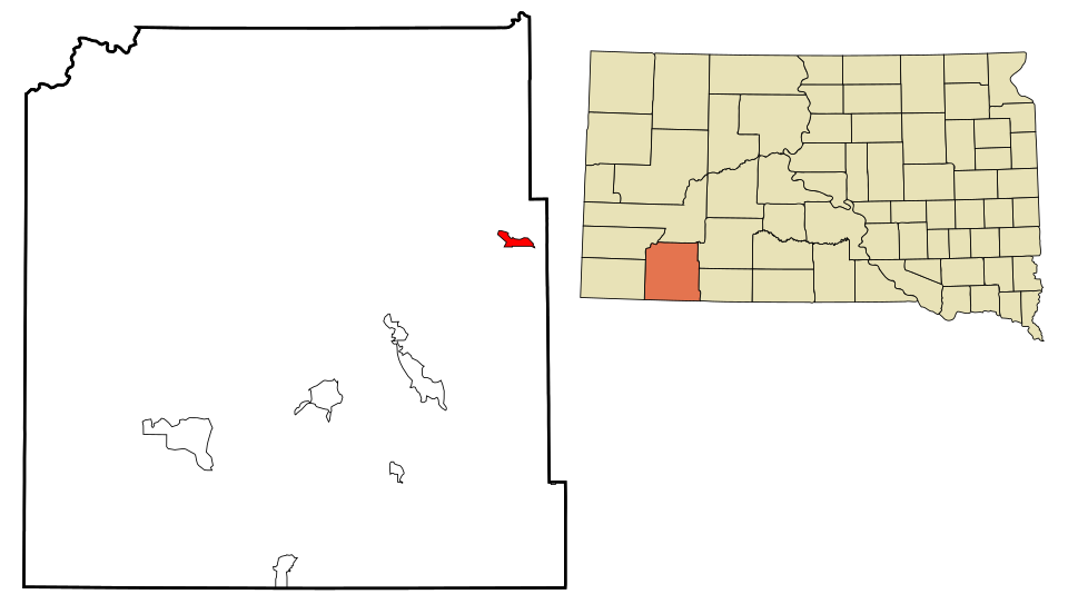 Locator map of Kyle
