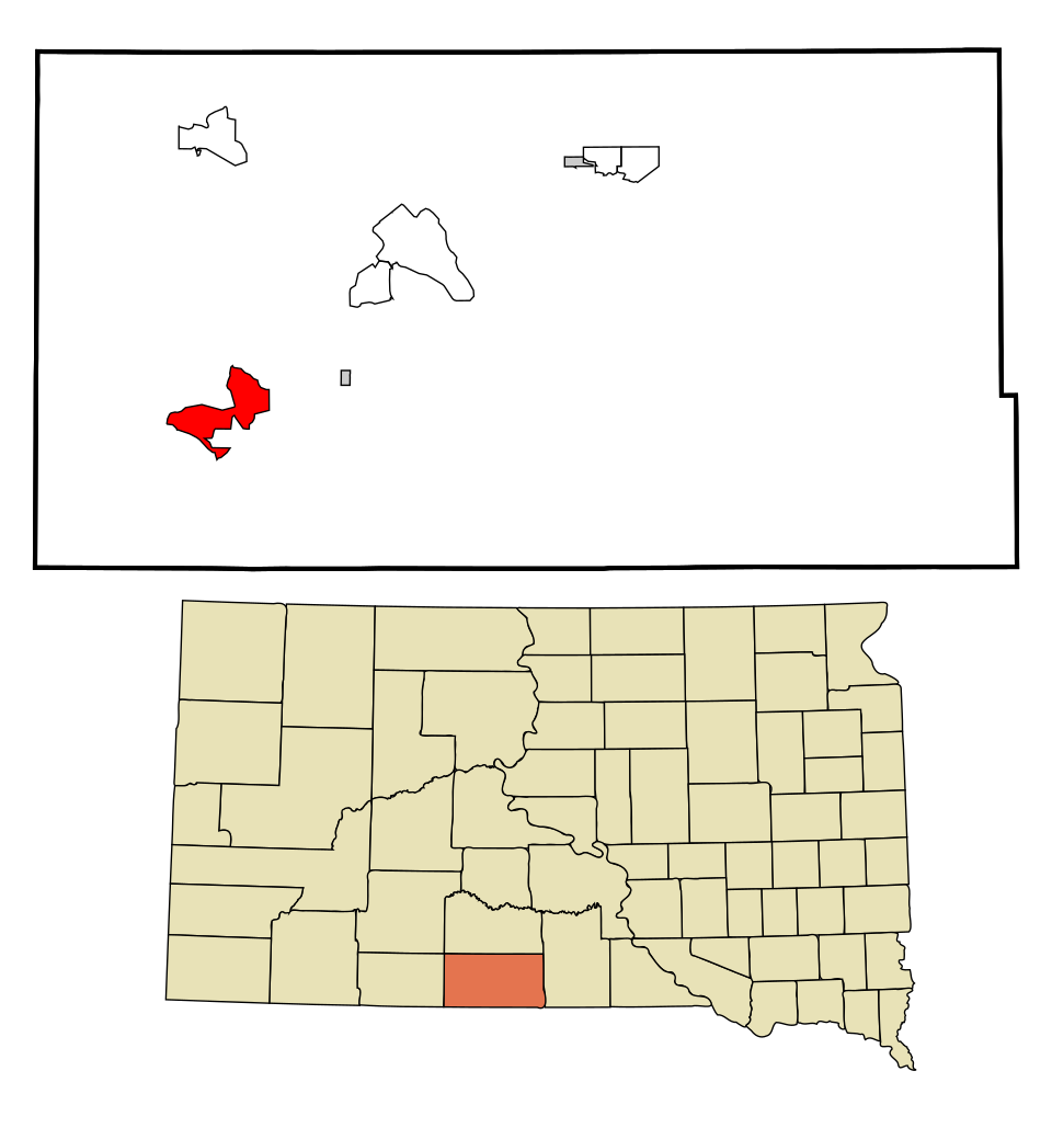 Locator map of Spring Creek