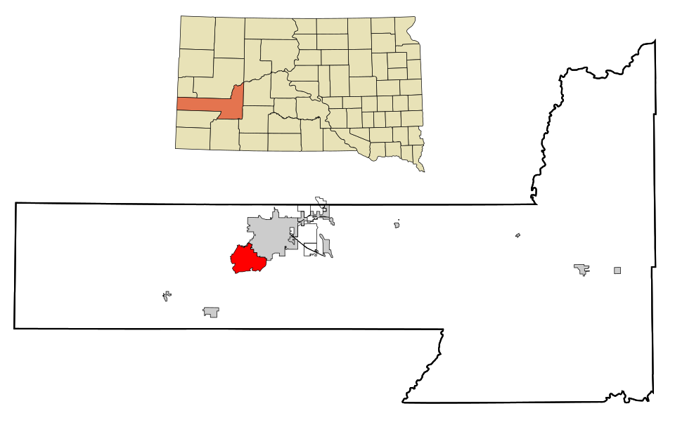 Map of Colonial Pine Hills