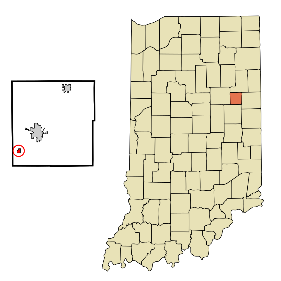 Locator map of Shamrock Lakes