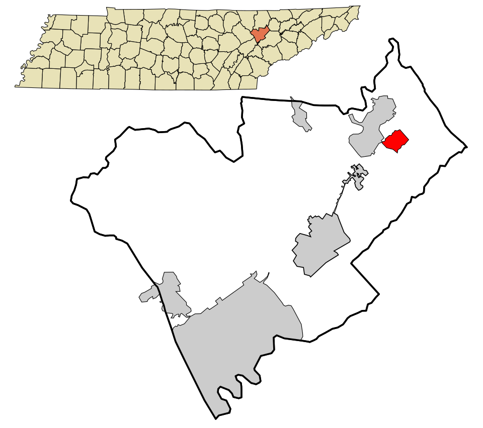 Locator map of Andersonville