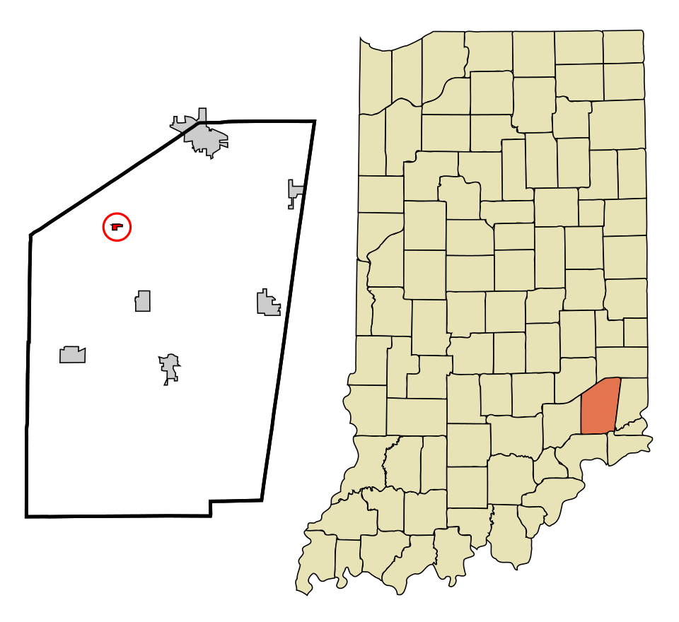 Locator map of Napoleon