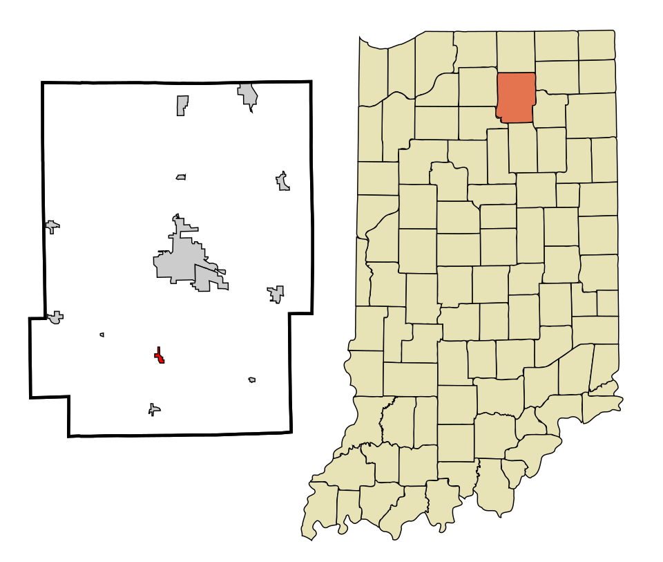 Locator map of Claypool