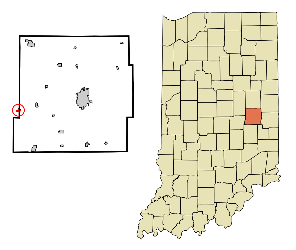 Locator map of Shirley