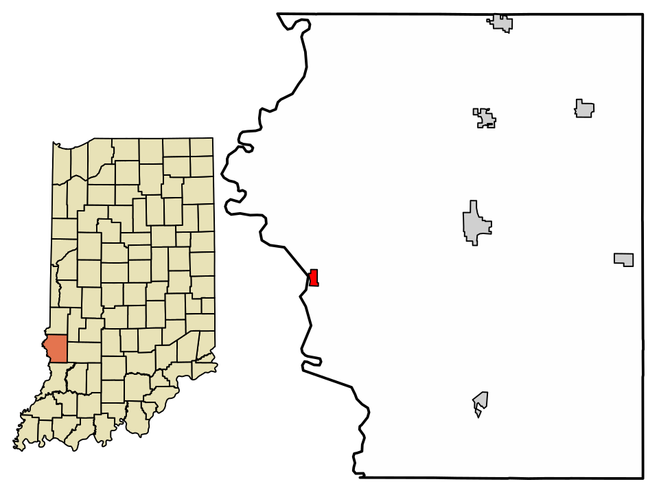 Locator map of Merom