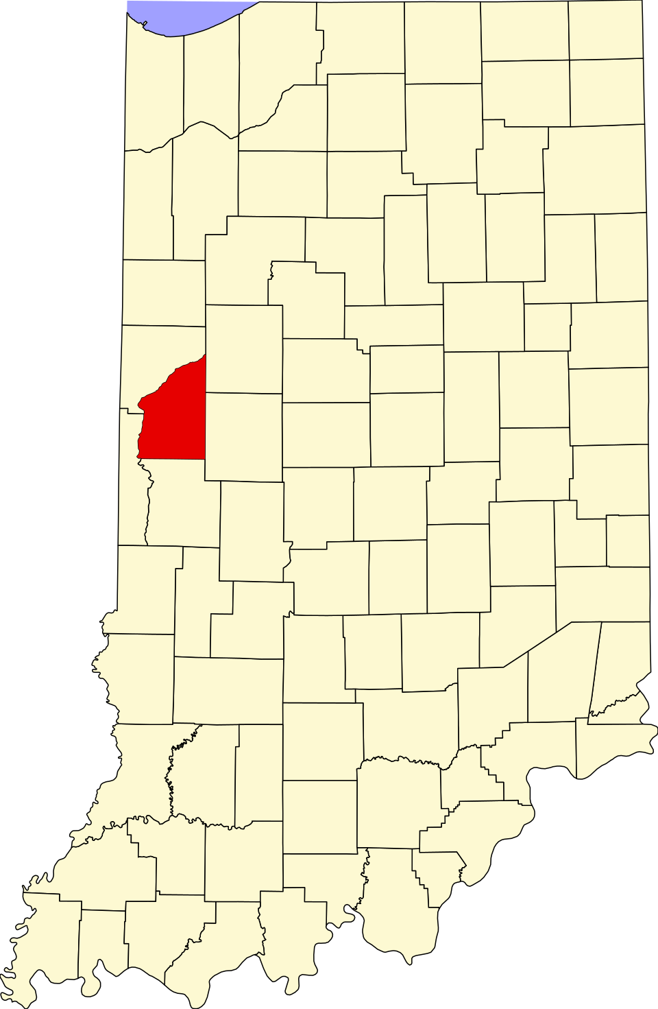 Locator map of Mellott