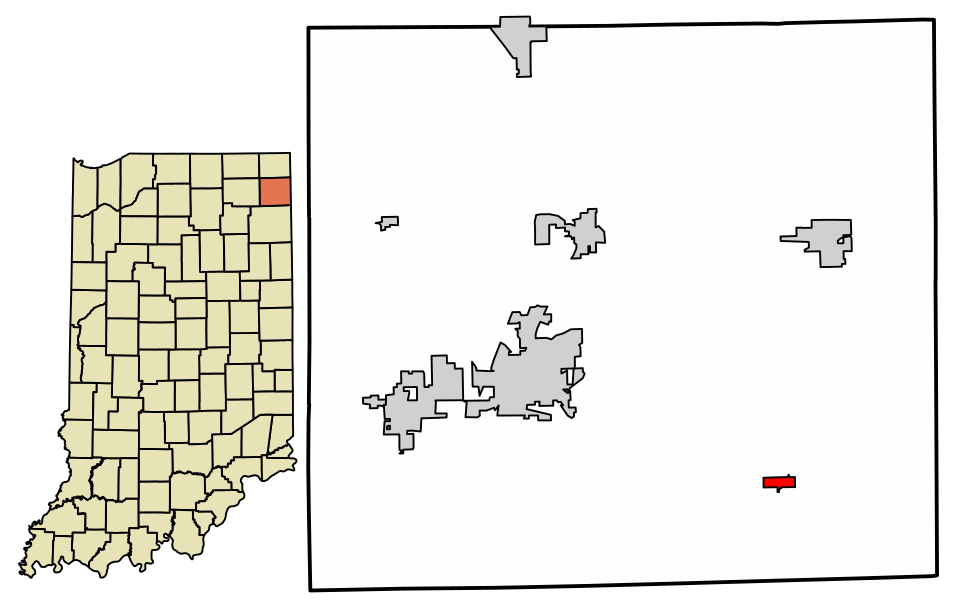 Locator map of St. Joe