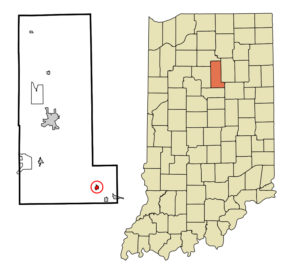 Locator map of Amboy