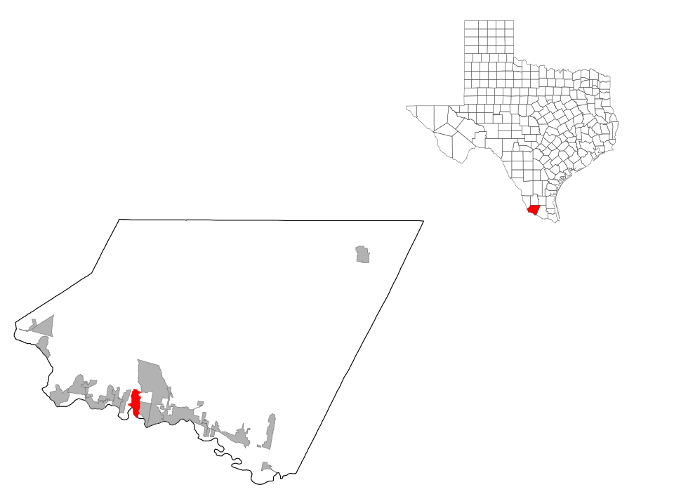Locator map of La Rosita