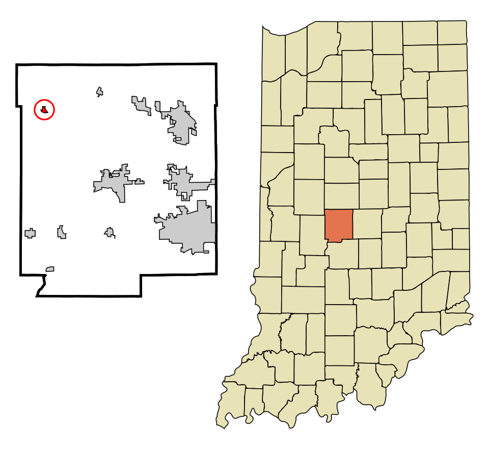 Locator map of North Salem