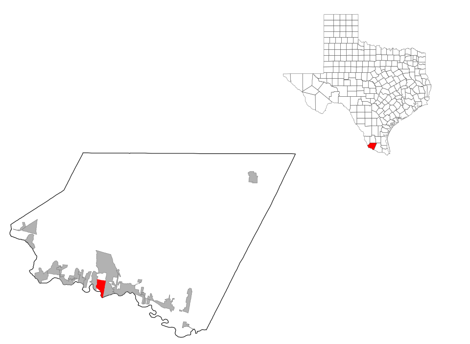 Locator map of Los Alvarez