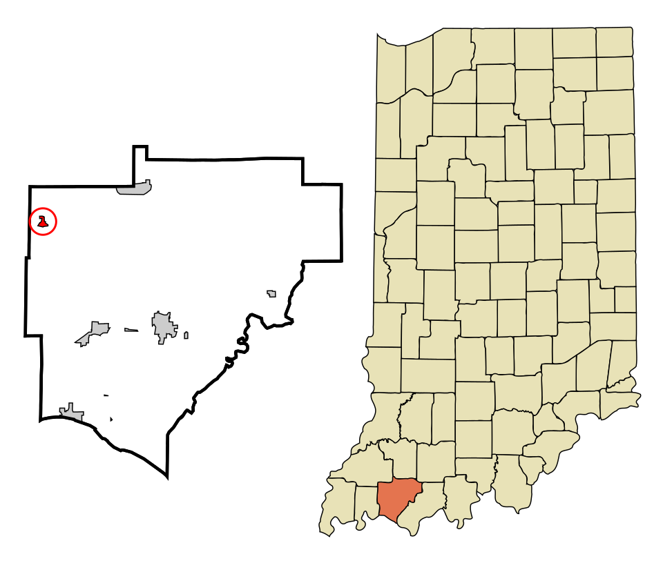 Locator map of Elberfeld