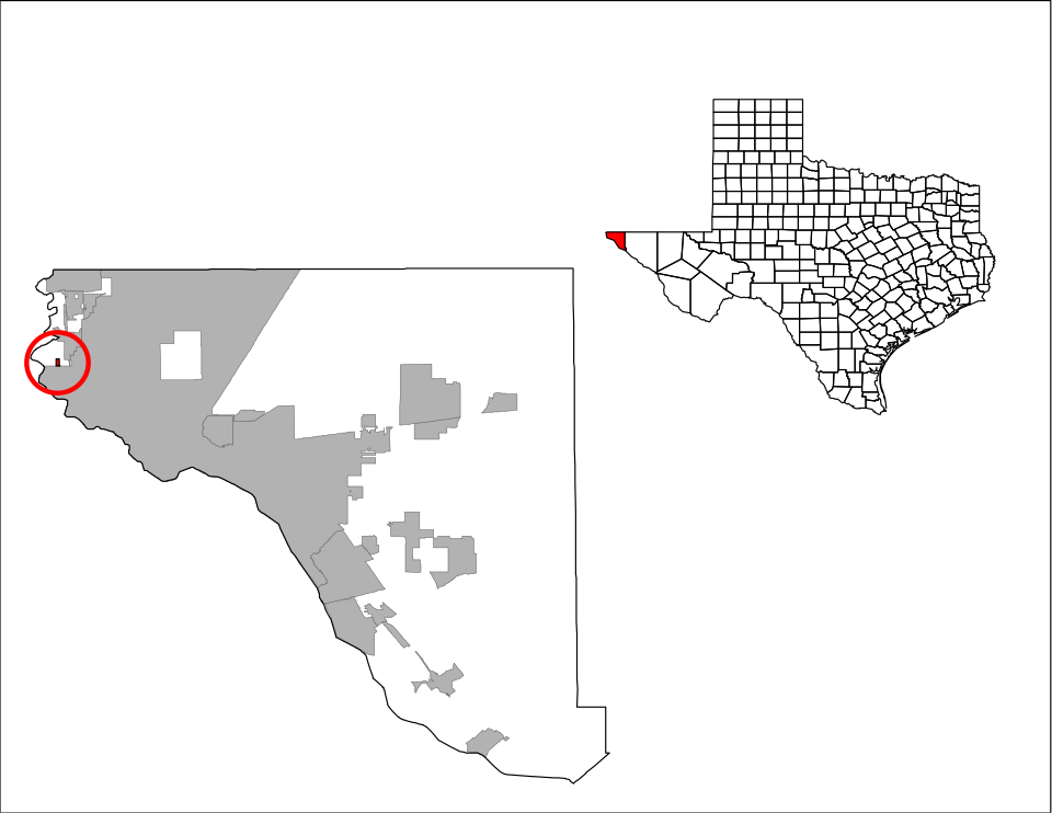 Locator map of Prado Verde