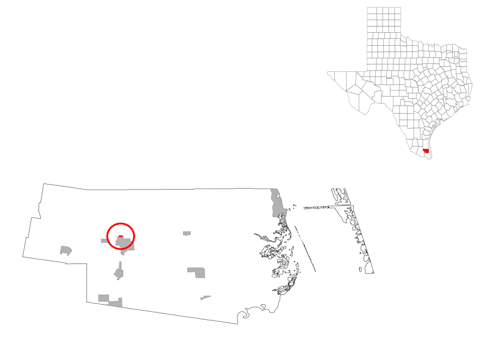 Locator map of Los Angeles
